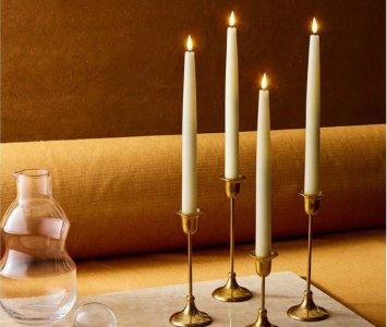 handmade taper candle
