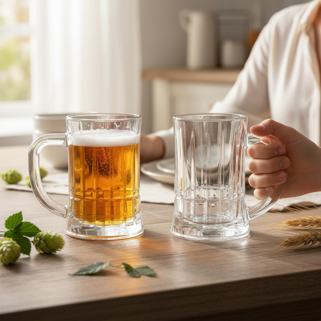 beer glass fancy