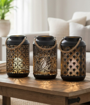 iron candle lantern