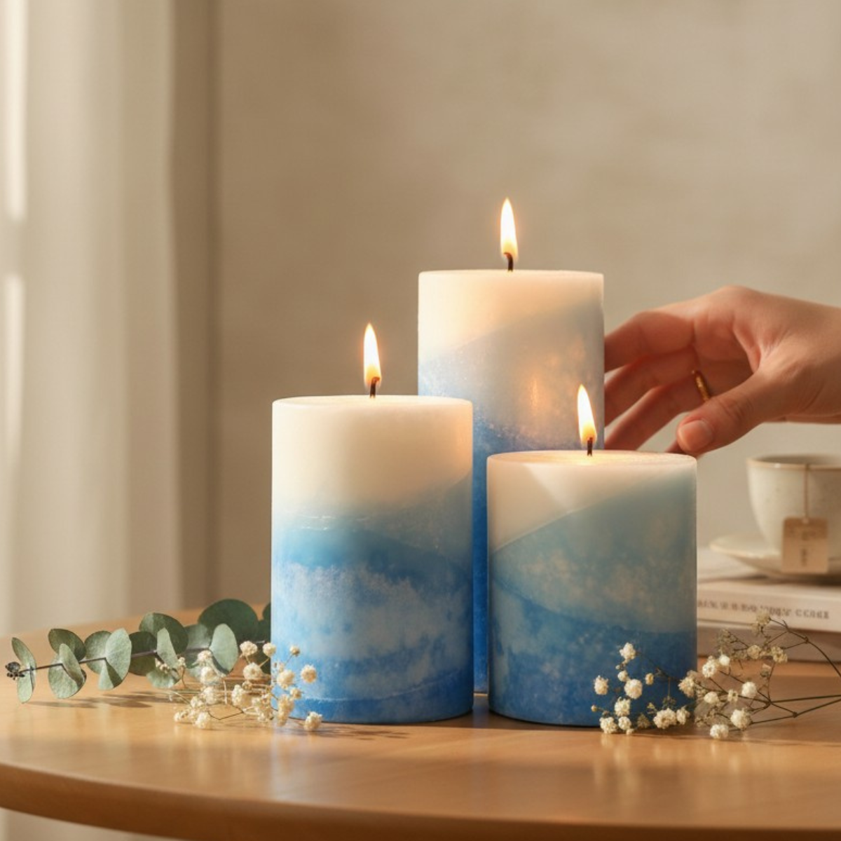 pillar candle set