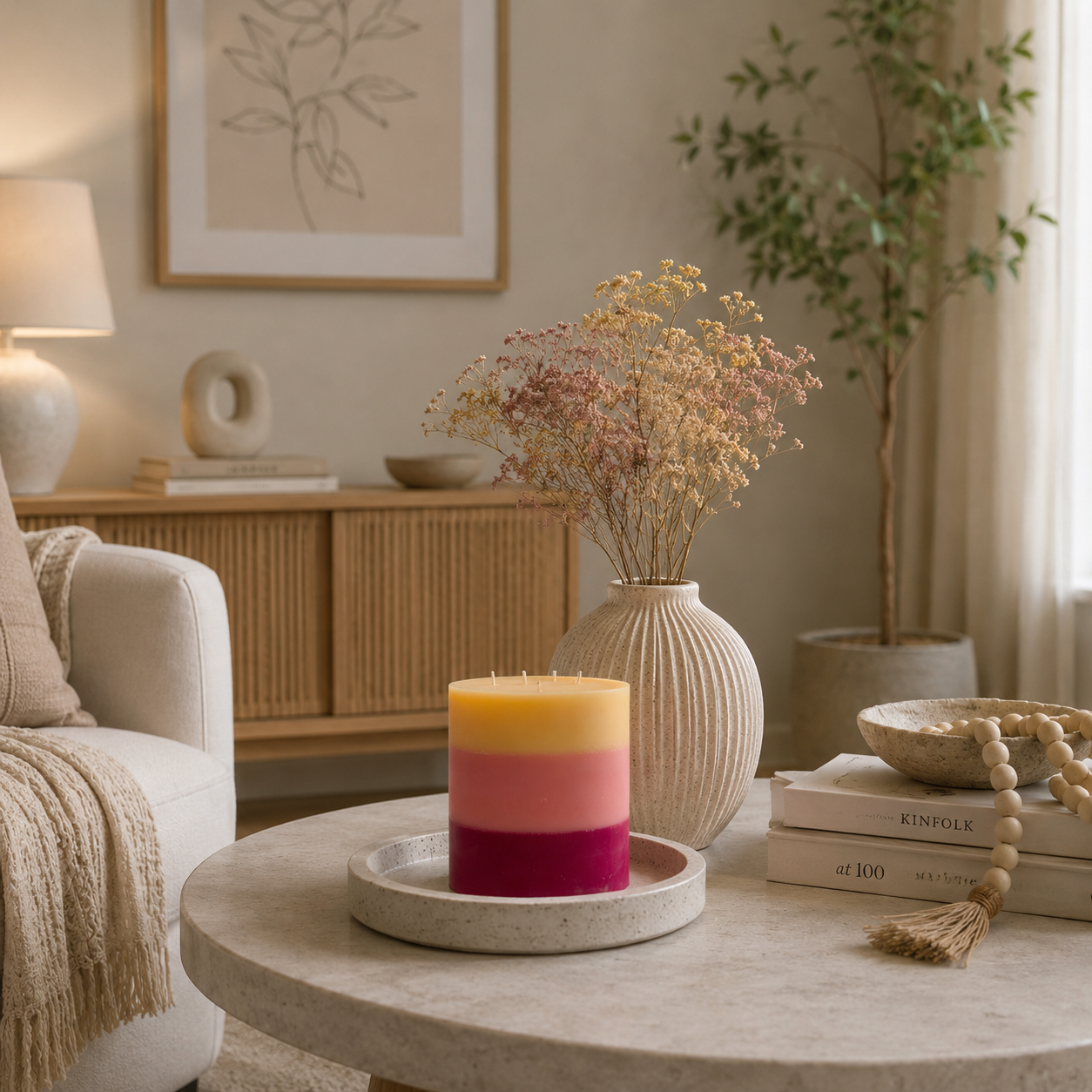 small pillar candles