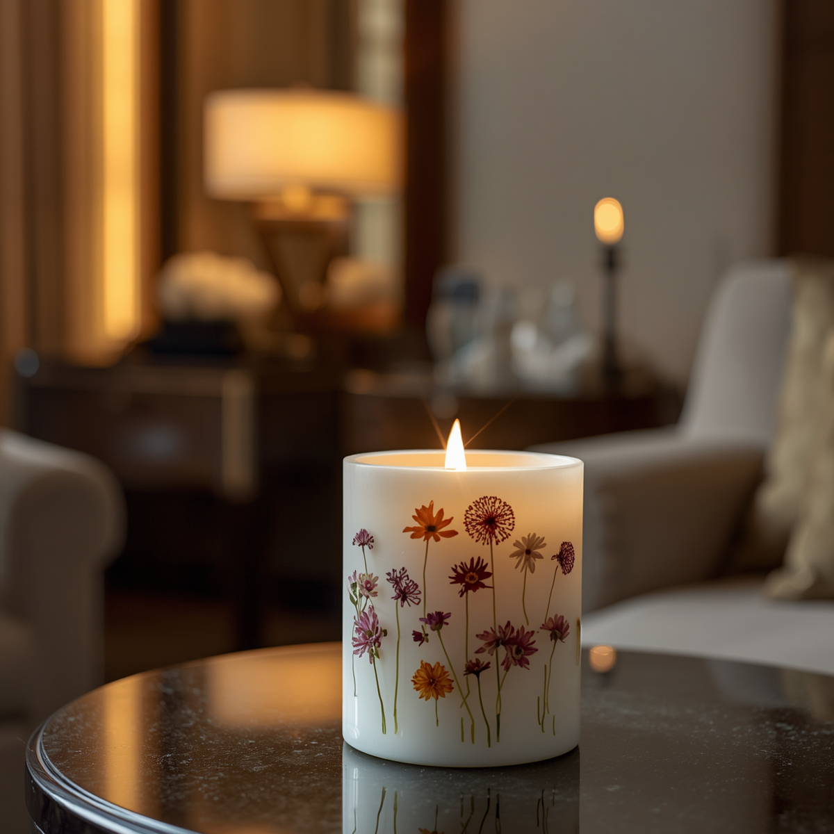 decorative pillar candles