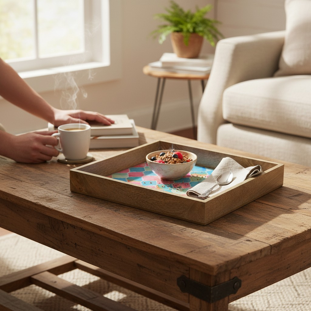 decorative serving trays