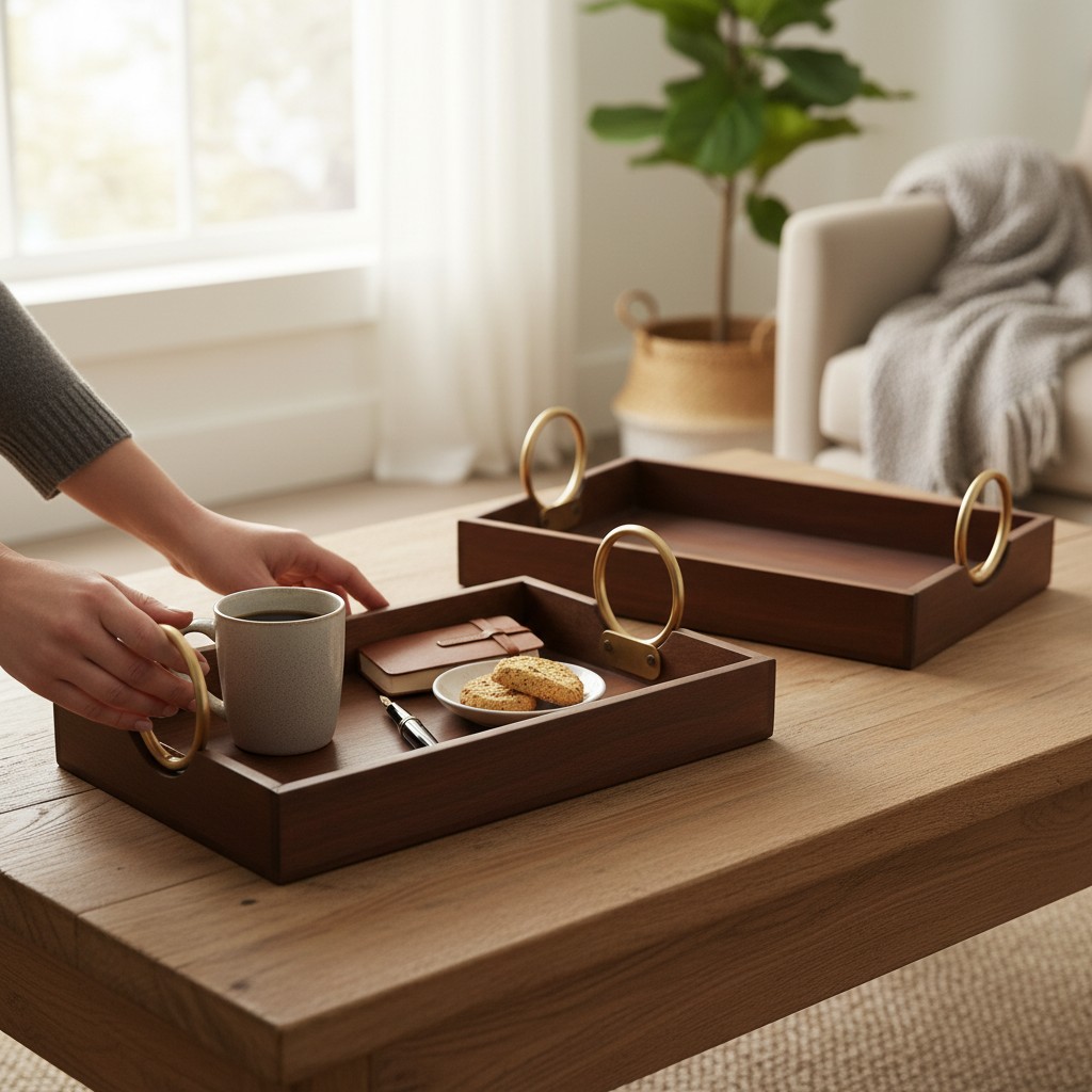 luxury serving trays